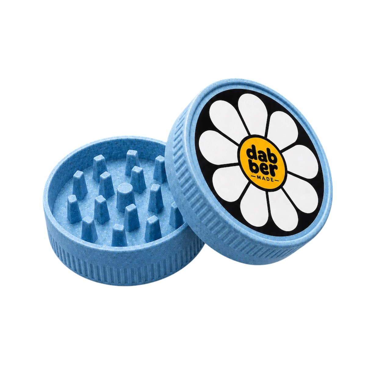 Blue grinder product visual